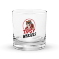 Tipsy Weasels Classic Rocks glass